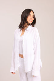 FOX נשים חולצה חולצה מכופתרת חולצה מכופתרת