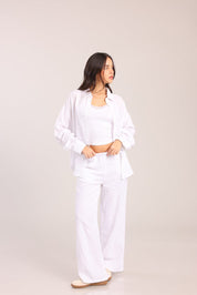 FOX נשים חולצה חולצה מכופתרת חולצה מכופתרת