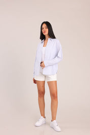 FOX נשים חולצה ארוכה חולצת נשים מכופתרת חולצת נשים מכופתרת