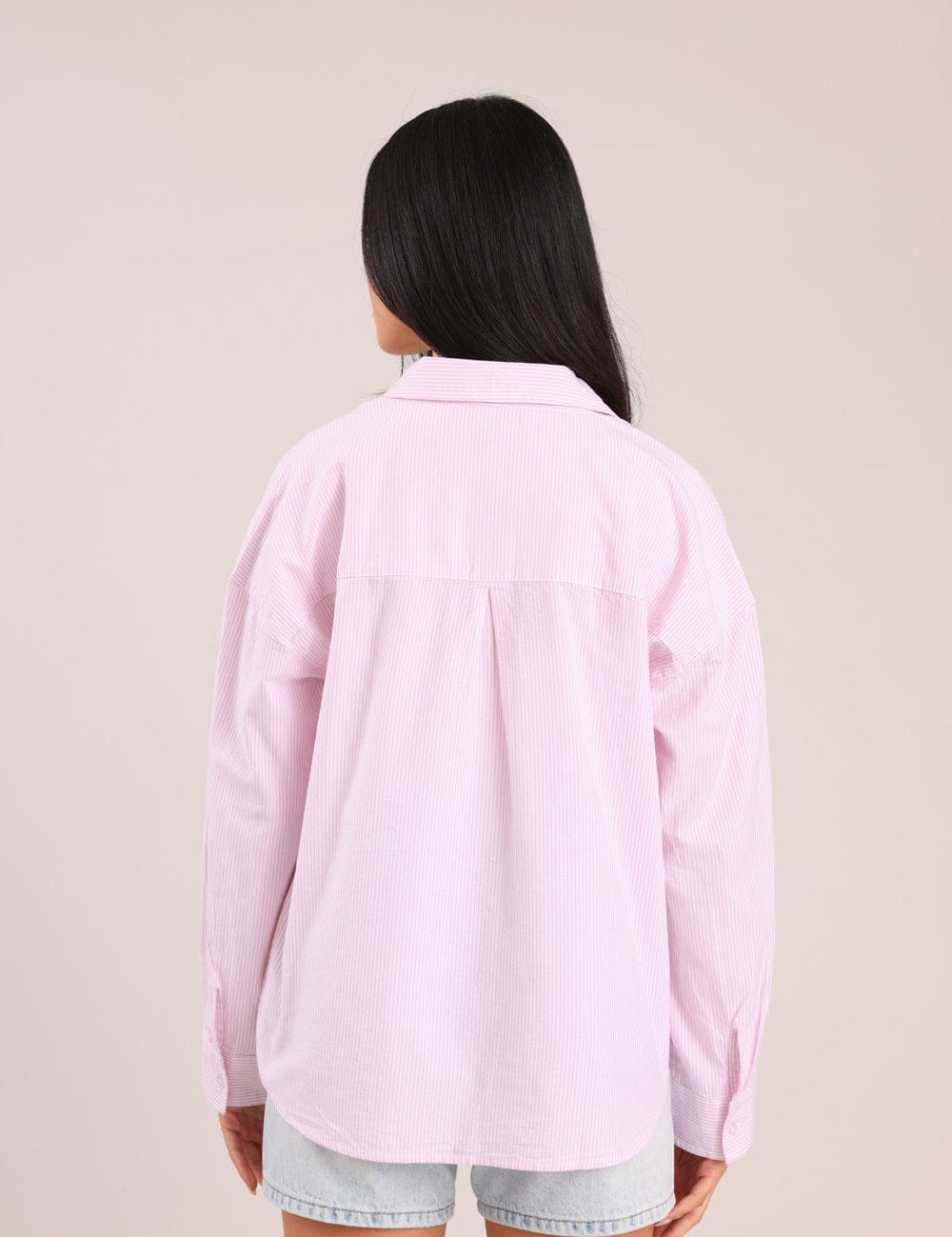 FOX נשים חולצה ארוכה חולצת נשים מכופתרת חולצת נשים מכופתרת