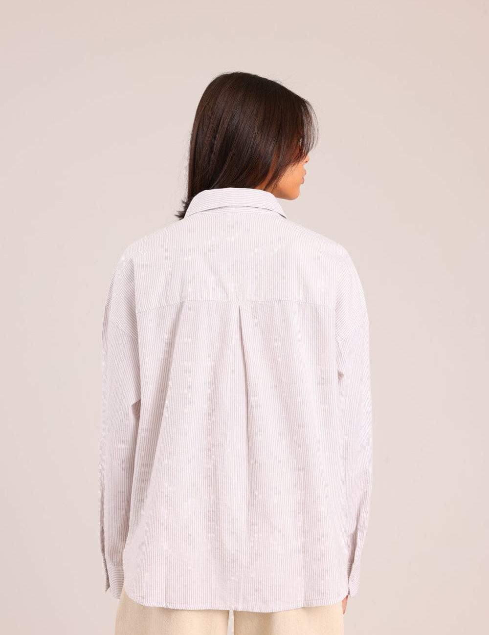 FOX נשים חולצה ארוכה חולצה מכופתרת חולצה מכופתרת