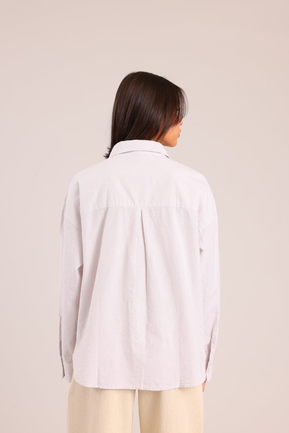 FOX נשים חולצה ארוכה חולצה מכופתרת חולצה מכופתרת