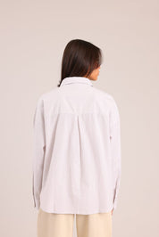 FOX נשים חולצה ארוכה חולצה מכופתרת חולצה מכופתרת