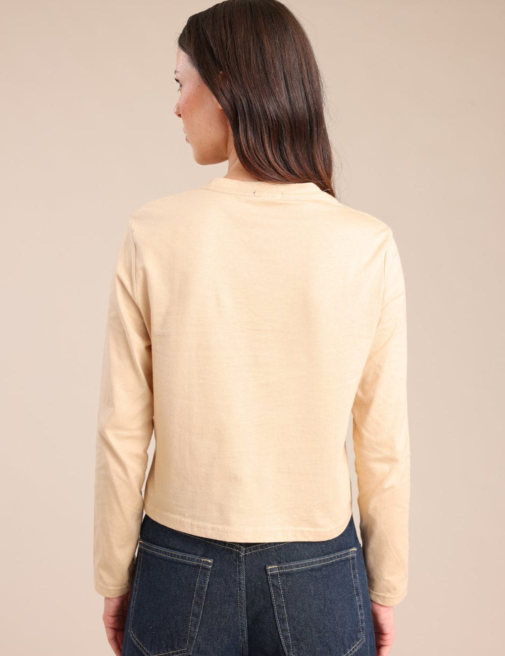 FOX נשים חולצה חולצה חלקה חולצה חלקה