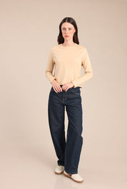 FOX נשים חולצה חולצה חלקה חולצה חלקה