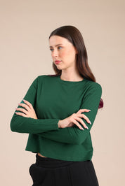 FOX נשים חולצה חולצה חלקה חולצה חלקה