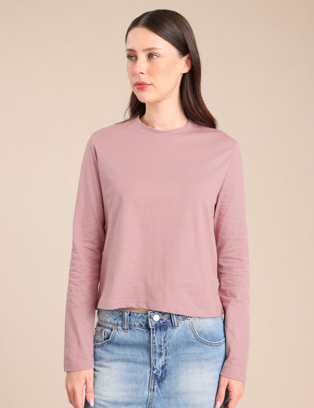 FOX נשים חולצה חולצה חלקה חולצה חלקה