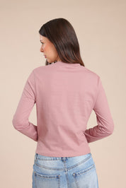 FOX נשים חולצה חולצה חלקה חולצה חלקה