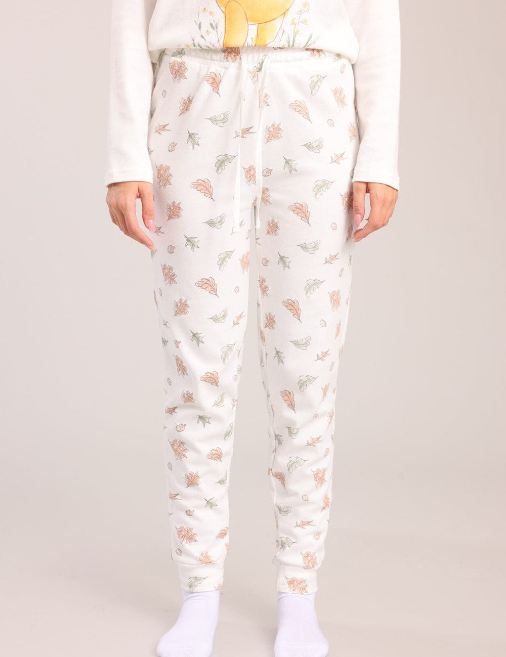 FOX נשים אחר פיג'מה ממותגת פו הדב פיג'מה ממותגת פו הדב