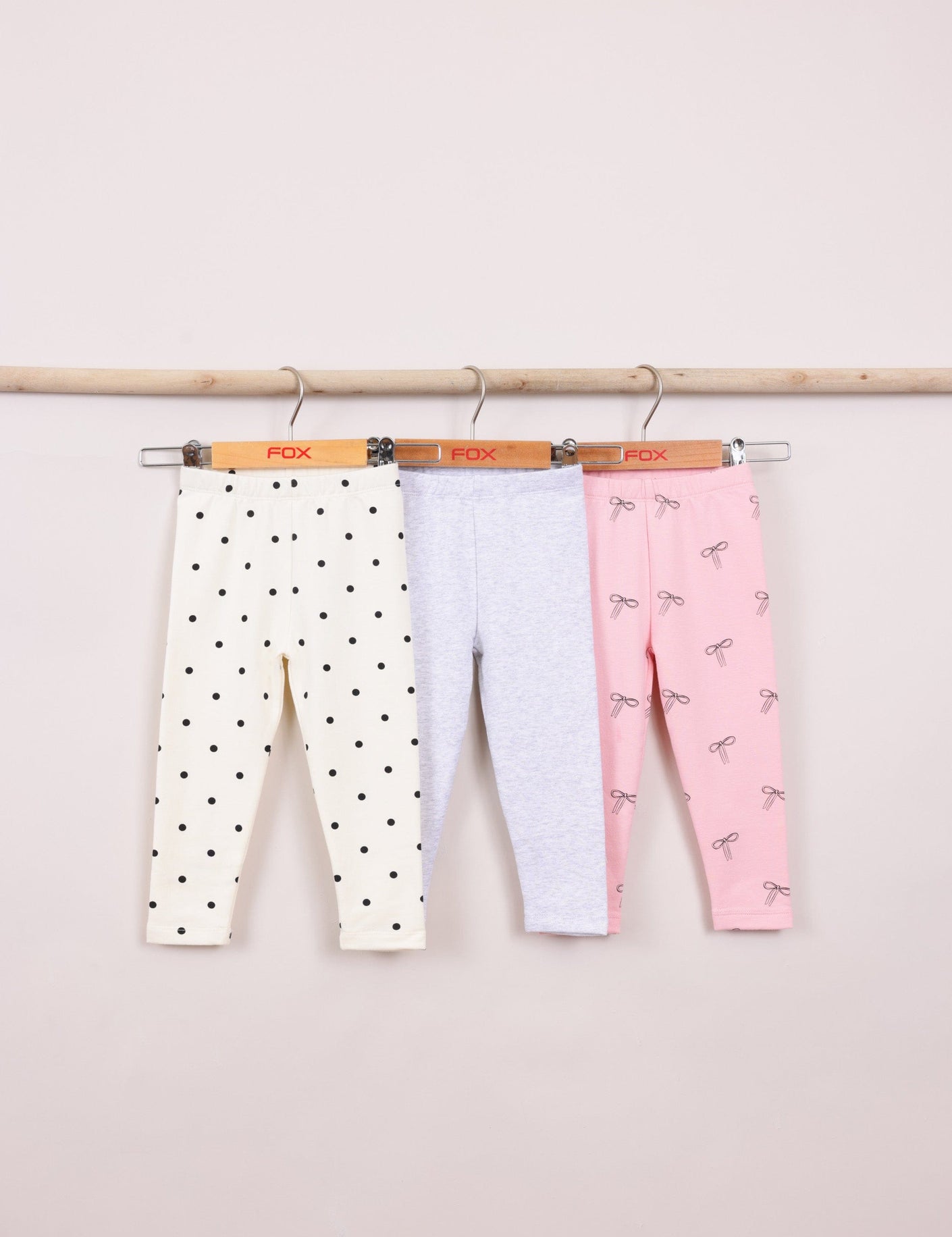 FOX תינוקות בנות פוטרים מארז 3 טייצים פוטר מארז 3 טייצים פוטר