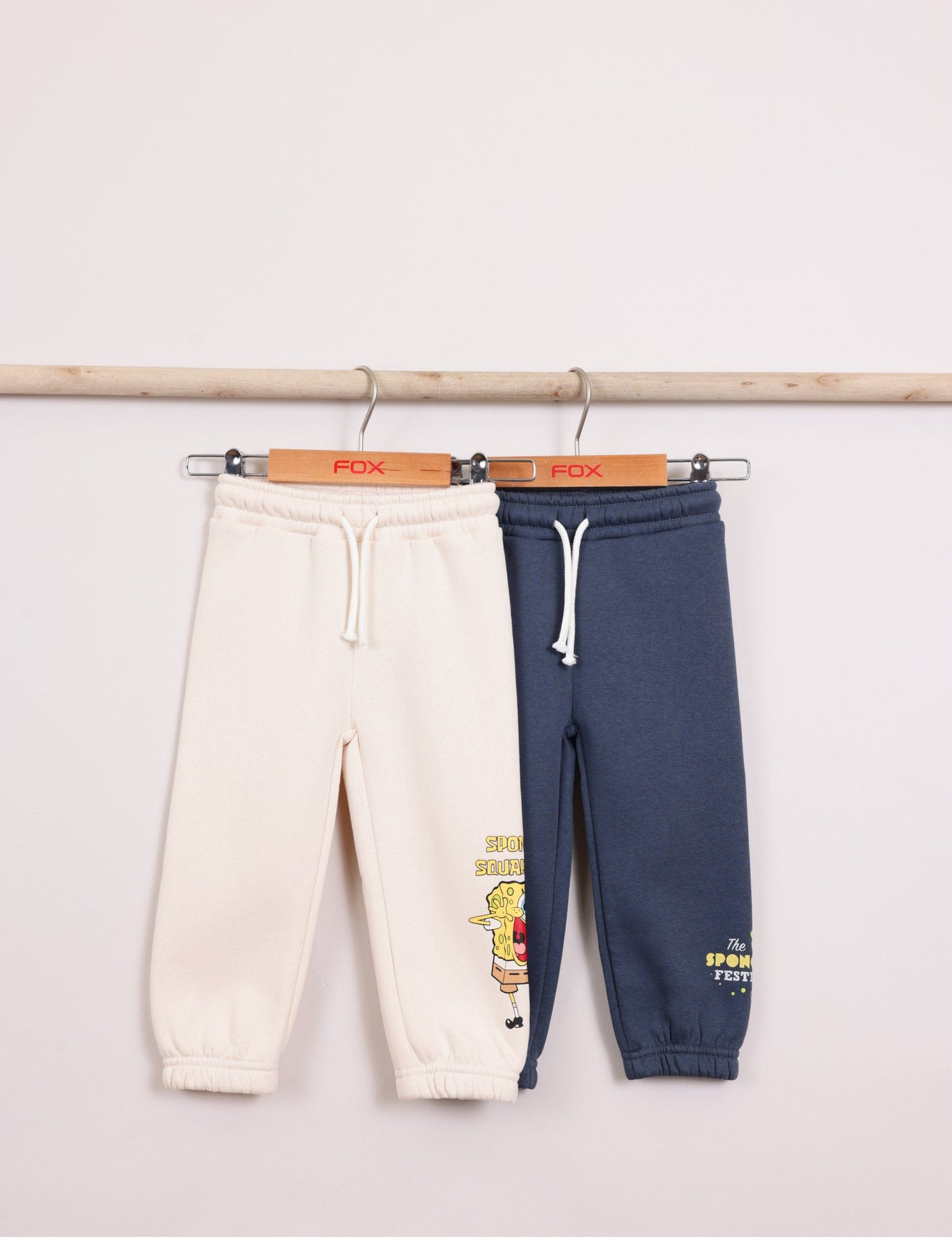 FOX FOX פוטרים מכנס פוטר ממותג בובספוג 2PP מכנס פוטר ממותג בובספוג 2PP