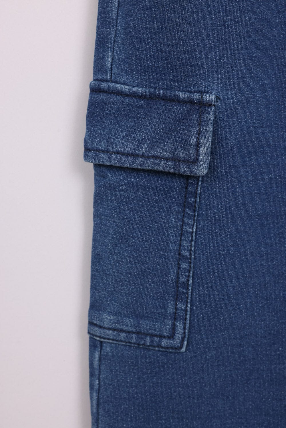 FOX תינוקות בנים מכנסיים מכנסי פוטר דמוי ג'ינס מכנסי פוטר דמוי ג'ינס