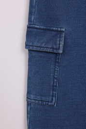 FOX תינוקות בנים מכנסיים מכנסי פוטר דמוי ג'ינס מכנסי פוטר דמוי ג'ינס