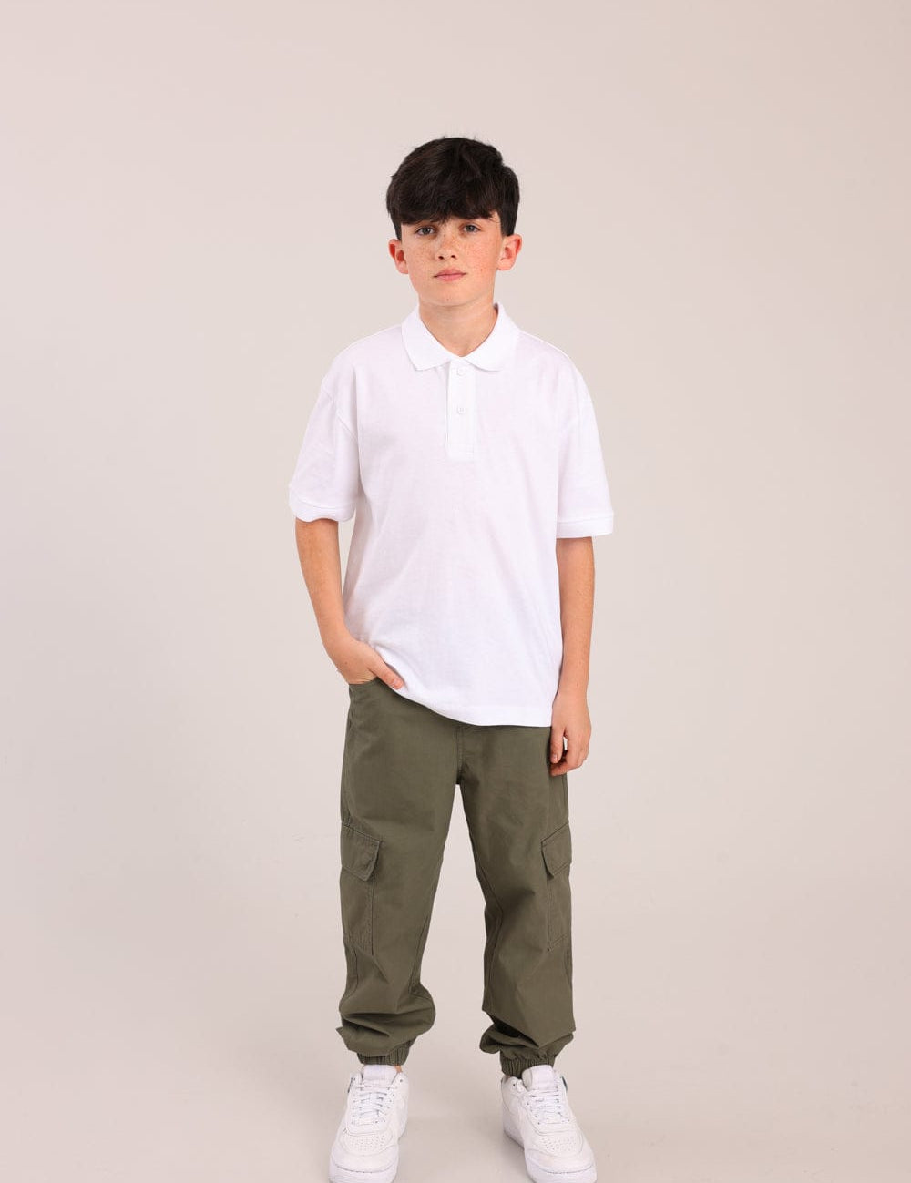 FOX בנים מכנסיים ארוכים מכנסי אריג ארוכים מכנסי אריג ארוכים