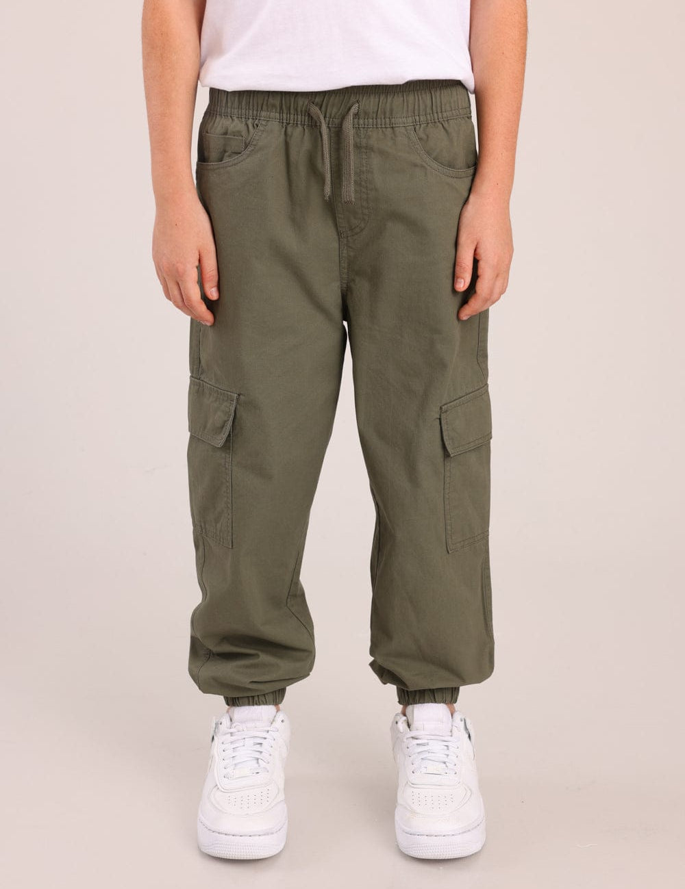 FOX בנים מכנסיים ארוכים מכנסי אריג ארוכים מכנסי אריג ארוכים