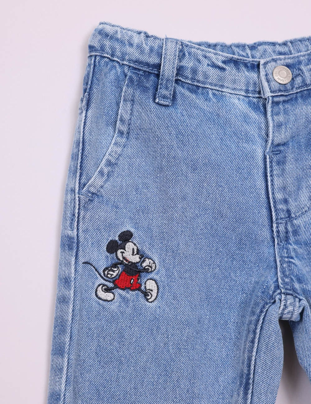 FOX תינוקות בנים מכנסיים מכנסי ג'ינס ממותגים מיקי מאוס דיסני מכנסי ג'ינס ממותגים מיקי מאוס דיסני