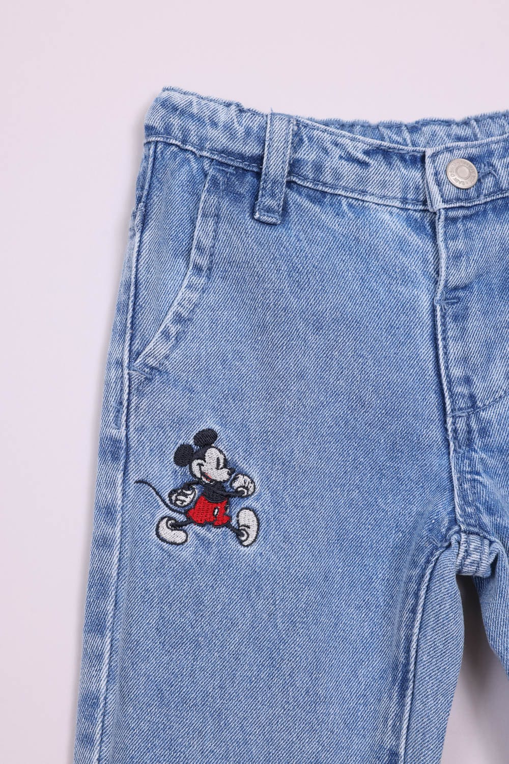 FOX תינוקות בנים מכנסיים מכנסי ג'ינס ממותגים מיקי מאוס דיסני מכנסי ג'ינס ממותגים מיקי מאוס דיסני