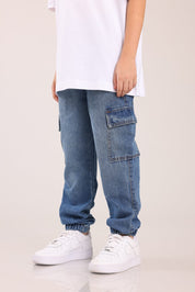 FOX בנים מכנסיים מכנסי ג'ינס מכנסי ג'ינס