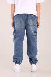 FOX בנים מכנסיים מכנסי ג'ינס מכנסי ג'ינס