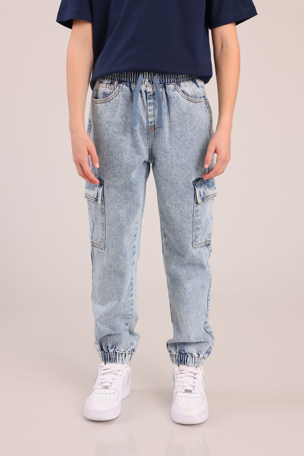 FOX בנים מכנסיים ארוכים מכנסי ג'ינס מכנסי ג'ינס