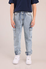 FOX בנים מכנסיים ארוכים מכנסי ג'ינס מכנסי ג'ינס