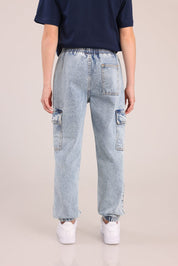 FOX בנים מכנסיים ארוכים מכנסי ג'ינס מכנסי ג'ינס