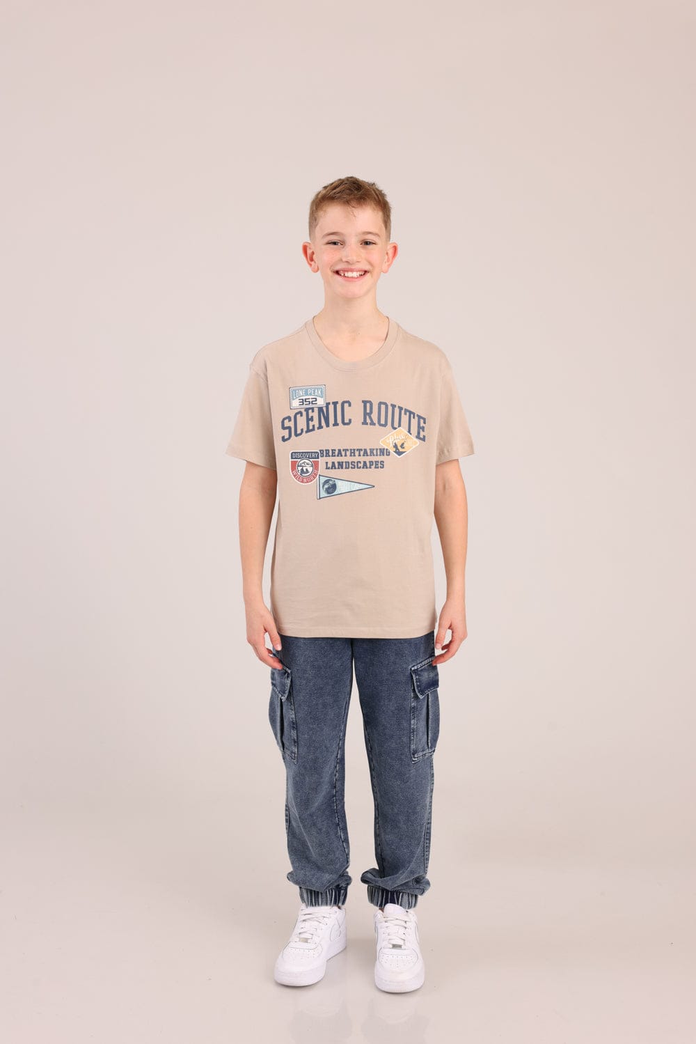 FOX בנים מכנסיים ארוכים מכנסי ג'ינס מכנסי ג'ינס