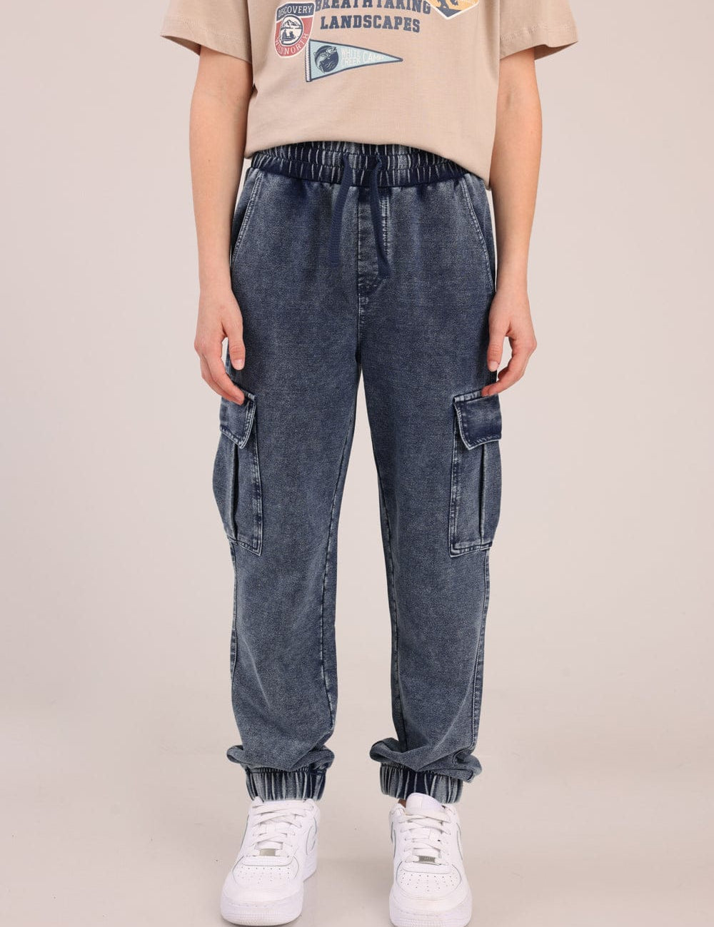 FOX בנים מכנסיים ארוכים מכנסי ג'ינס מכנסי ג'ינס