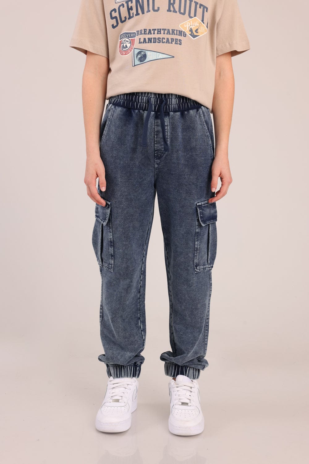 FOX בנים מכנסיים ארוכים מכנסי ג'ינס מכנסי ג'ינס