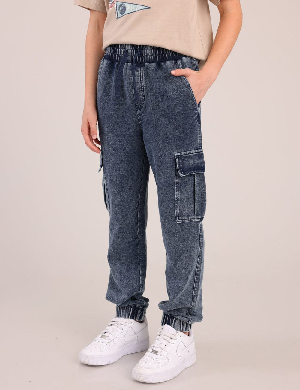 FOX בנים מכנסיים ארוכים מכנסי ג'ינס מכנסי ג'ינס