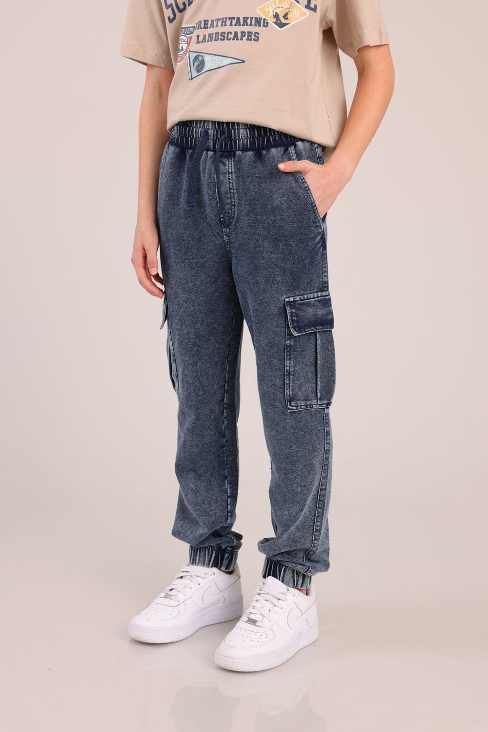 FOX בנים מכנסיים ארוכים מכנסי ג'ינס מכנסי ג'ינס