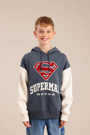 FOX בנים פוטרים פוטר קפוצ'ון ממותג סופרמן פוטר קפוצ'ון ממותג סופרמן