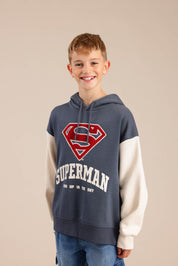 FOX בנים פוטרים פוטר קפוצ'ון ממותג סופרמן פוטר קפוצ'ון ממותג סופרמן