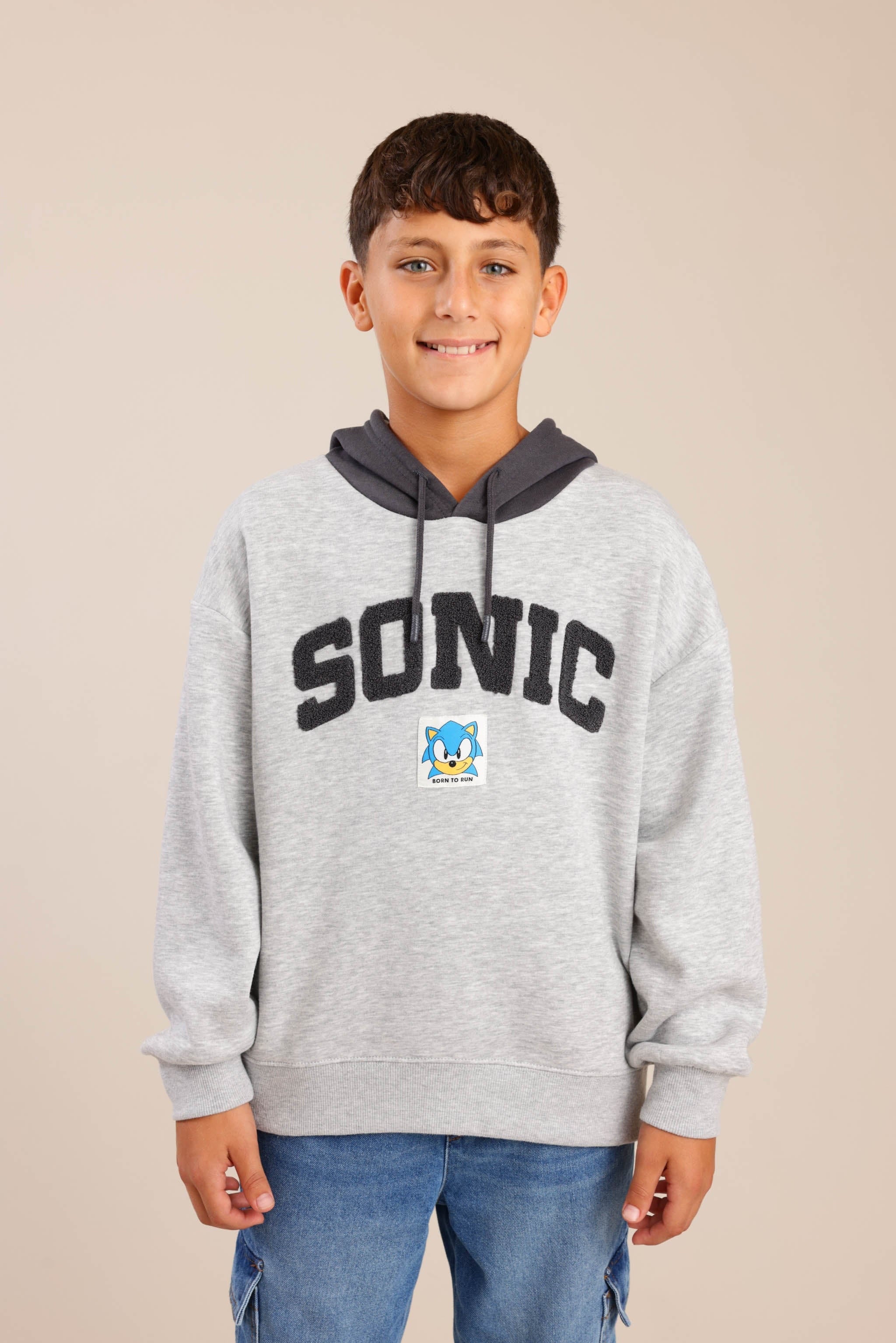 FOX בנים פוטרים פוטר קפוצ'ון ממותג סוניק פוטר קפוצ'ון ממותג סוניק