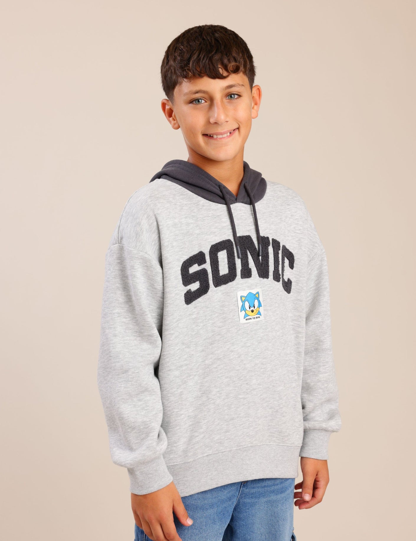 FOX בנים פוטרים פוטר קפוצ'ון ממותג סוניק פוטר קפוצ'ון ממותג סוניק