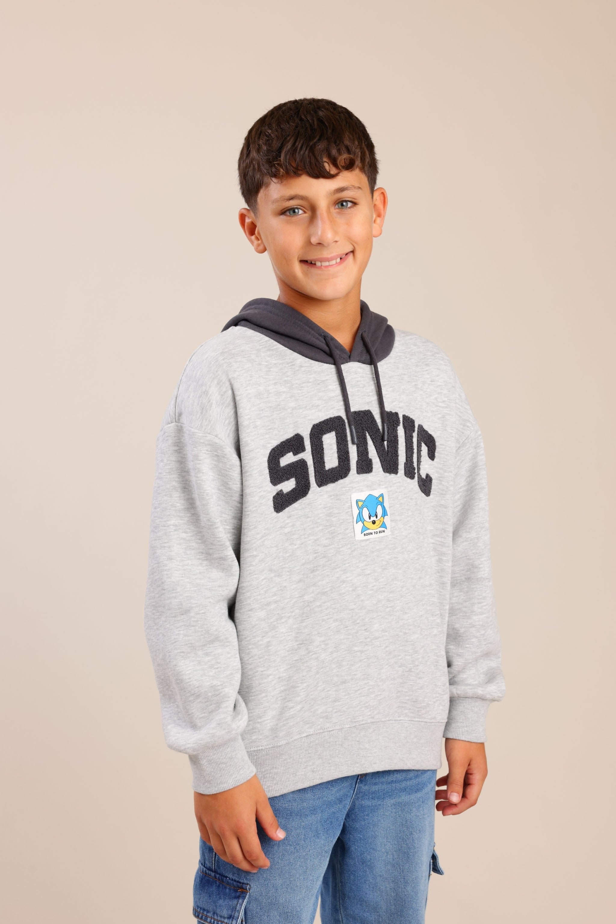 FOX בנים פוטרים פוטר קפוצ'ון ממותג סוניק פוטר קפוצ'ון ממותג סוניק