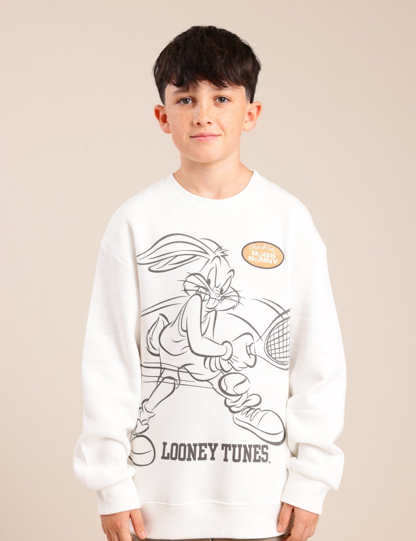 FOX בנים פוטרים פוטר ממותג לוני טונס פוטר ממותג לוני טונס