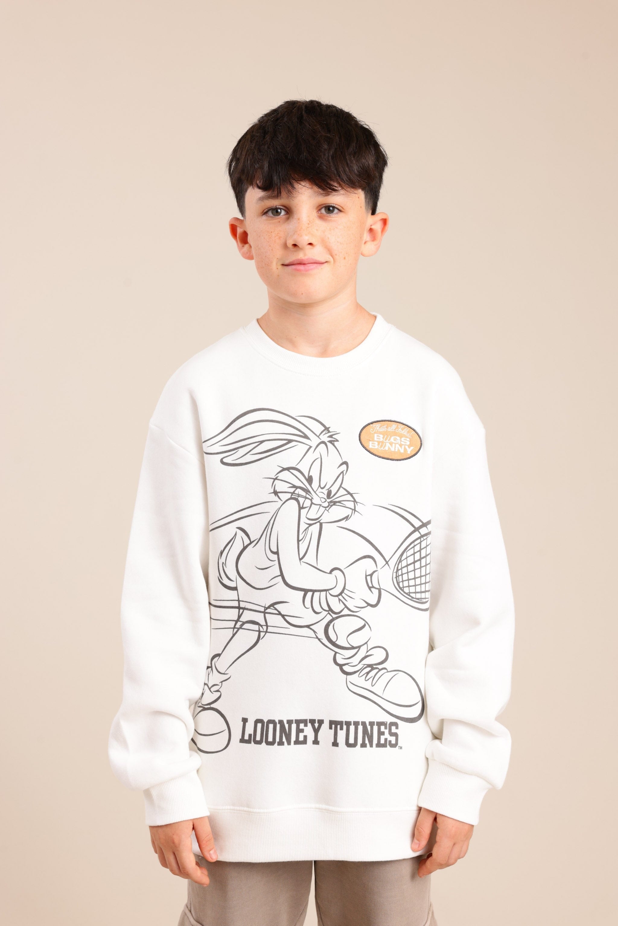 FOX בנים פוטרים פוטר ממותג לוני טונס פוטר ממותג לוני טונס