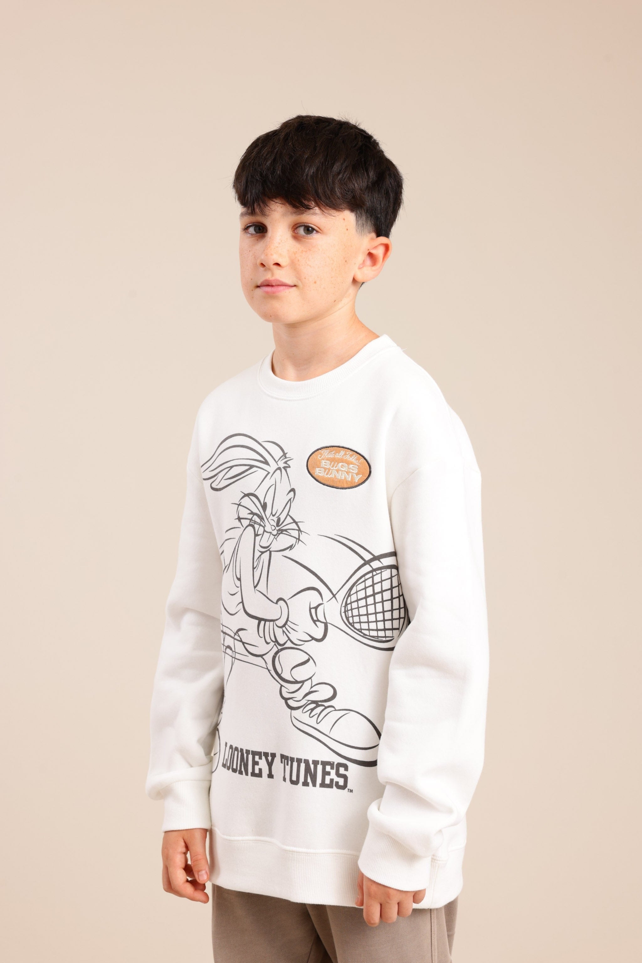 FOX בנים פוטרים פוטר ממותג לוני טונס פוטר ממותג לוני טונס