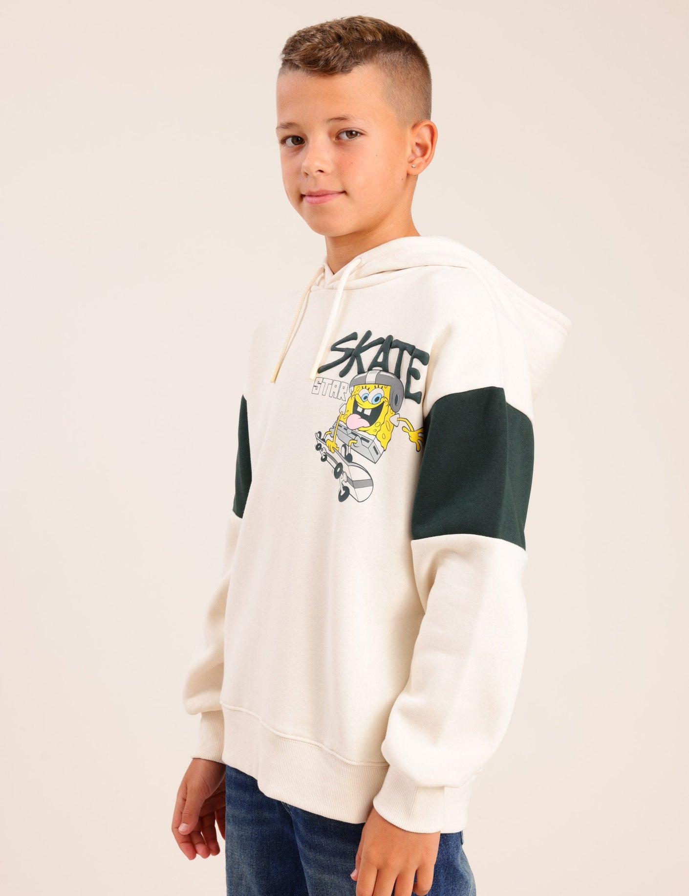 FOX בנים פוטרים פוטר ממותג בובספוג פוטר ממותג בובספוג