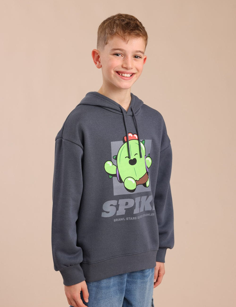 FOX בנים פוטרים פוטר קפוצ'ון ממותג בראול סטארס פוטר קפוצ'ון ממותג בראול סטארס