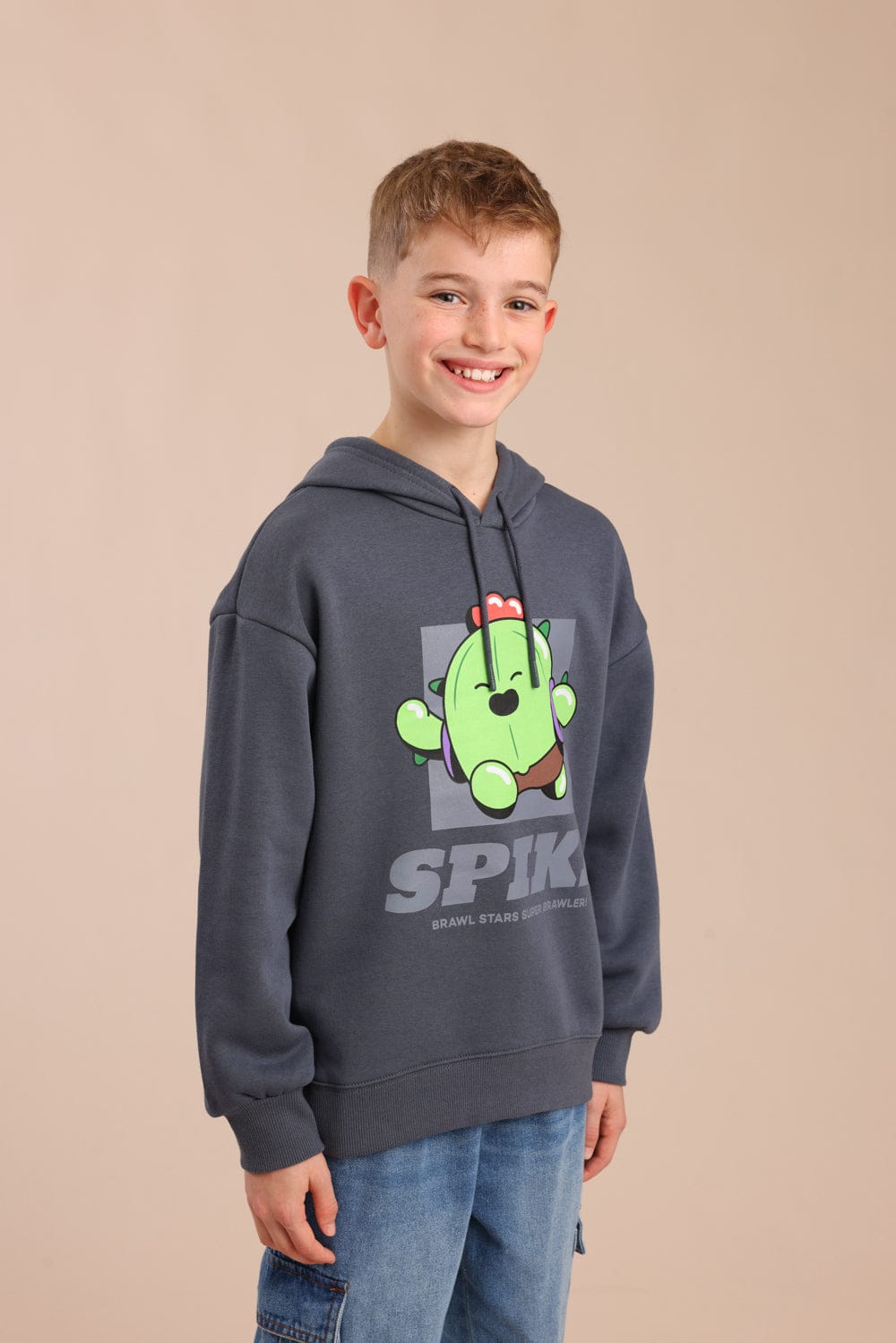 FOX בנים פוטרים פוטר קפוצ'ון ממותג בראול סטארס פוטר קפוצ'ון ממותג בראול סטארס