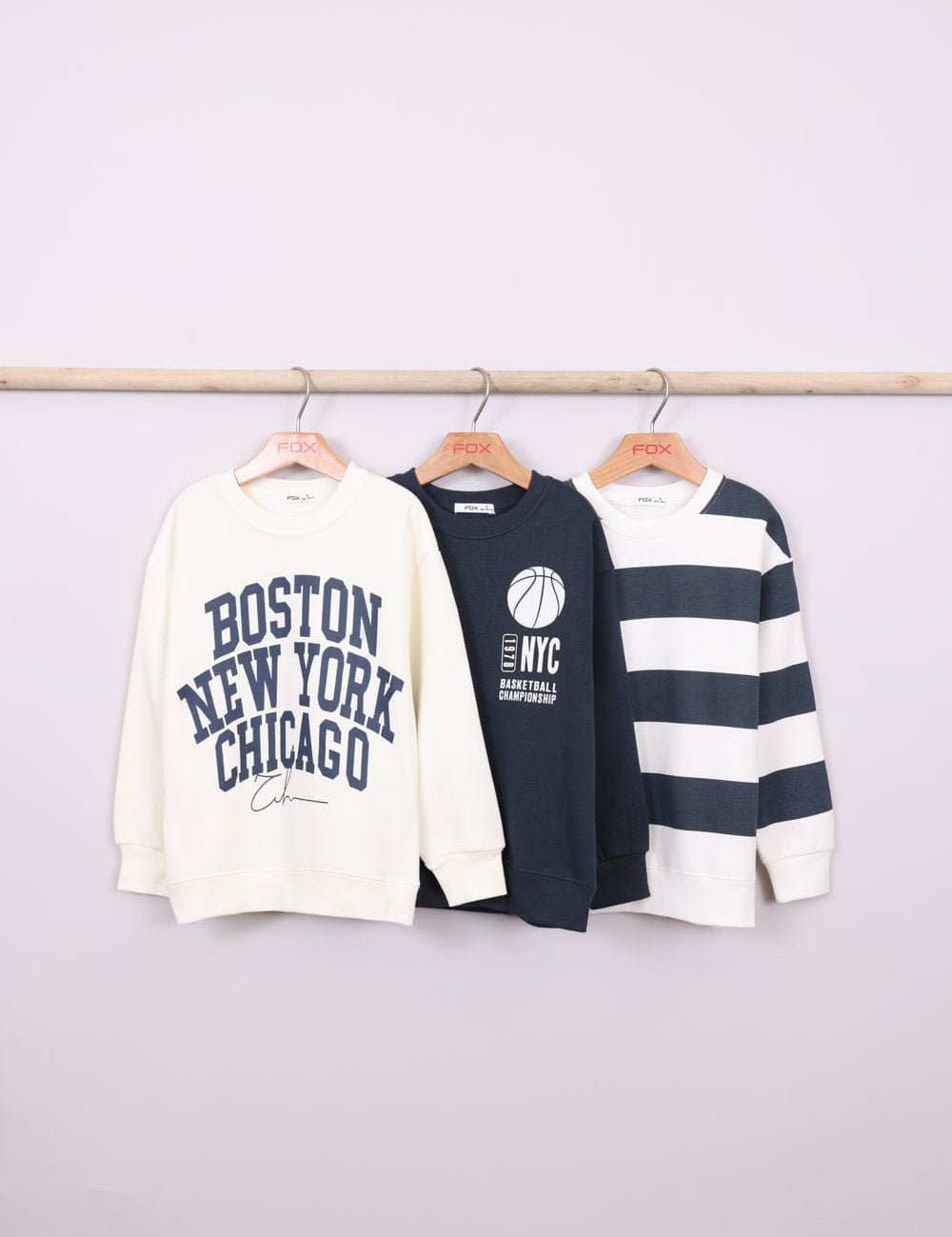 FOX בנים פוטרים מארז 3 פוטרים מארז 3 פוטרים