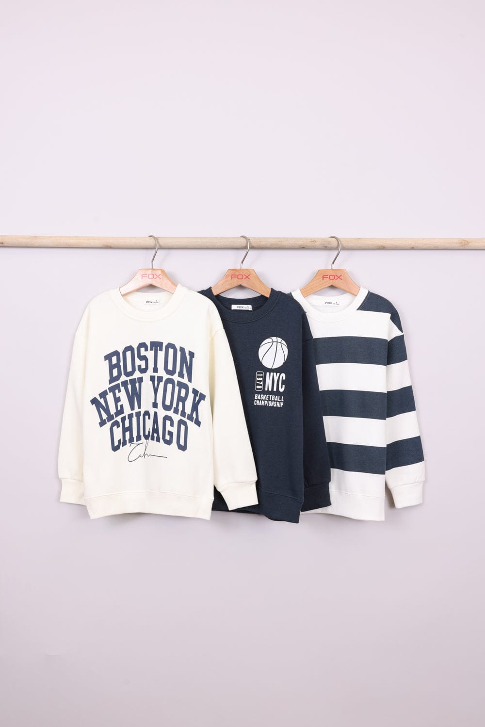 FOX בנים פוטרים מארז 3 פוטרים מארז 3 פוטרים