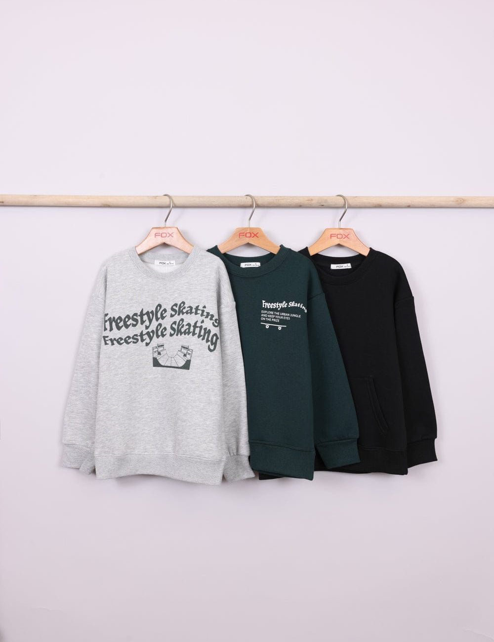 FOX בנים פוטרים מארז 3 פוטרים מארז 3 פוטרים