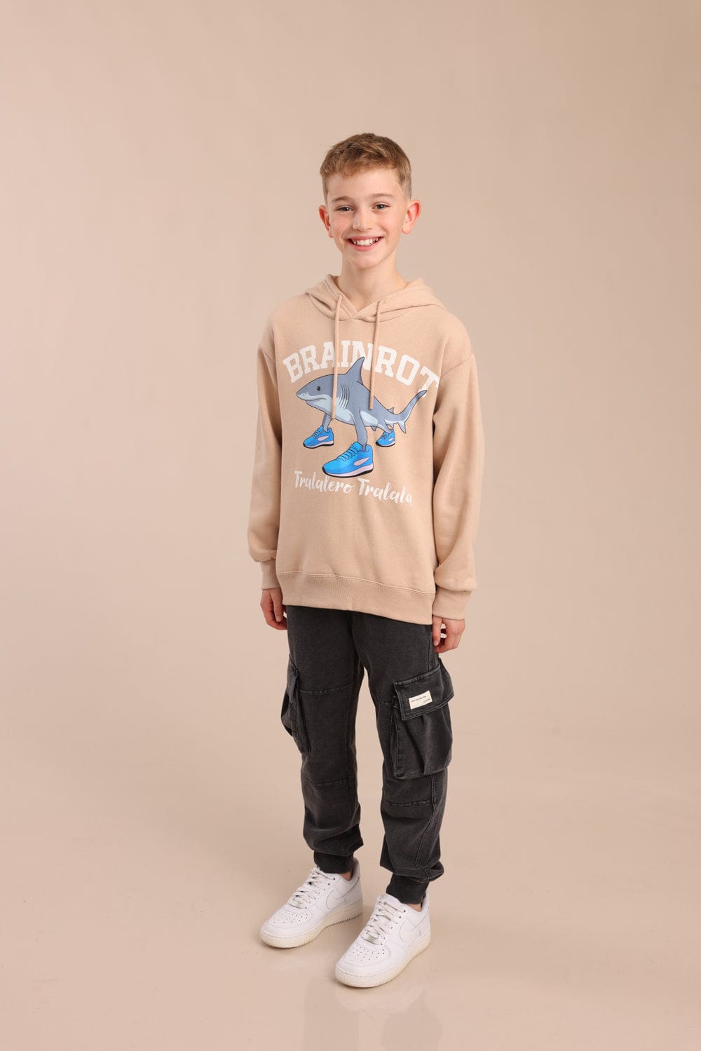 FOX בנים פוטרים פוטר קפוצ'ון ממותג פוטר קפוצ'ון ממותג