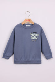 FOX תינוקות בנים פוטרים פוטר עם הדפס וצווארון עגול פוטר עם הדפס וצווארון עגול