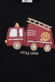 FOX תינוקות בנים פוטרים פוטר עם הדפס פוטר עם הדפס