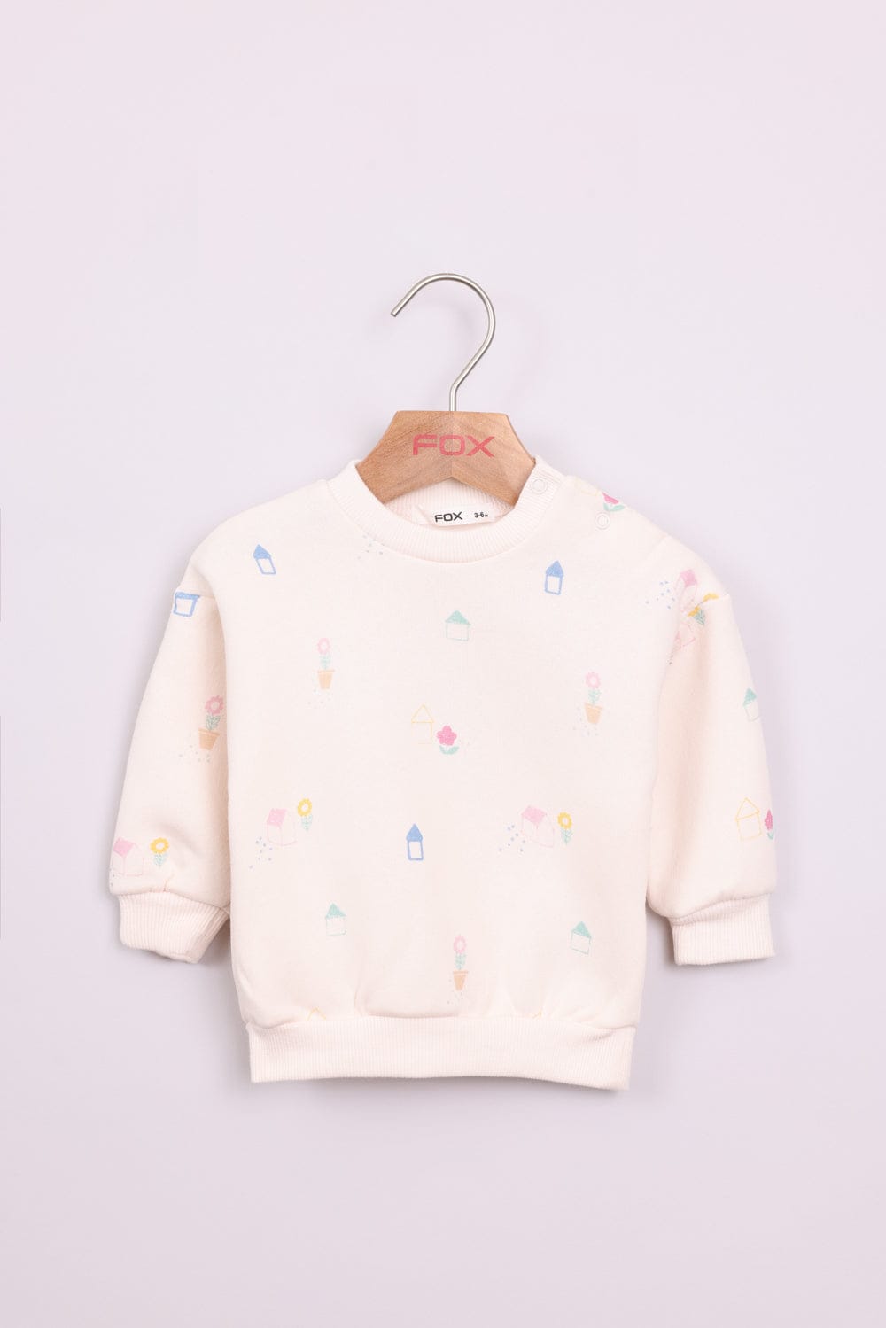 FOX תינוקות בנות פוטרים פוטר עם הדפס פוטר עם הדפס