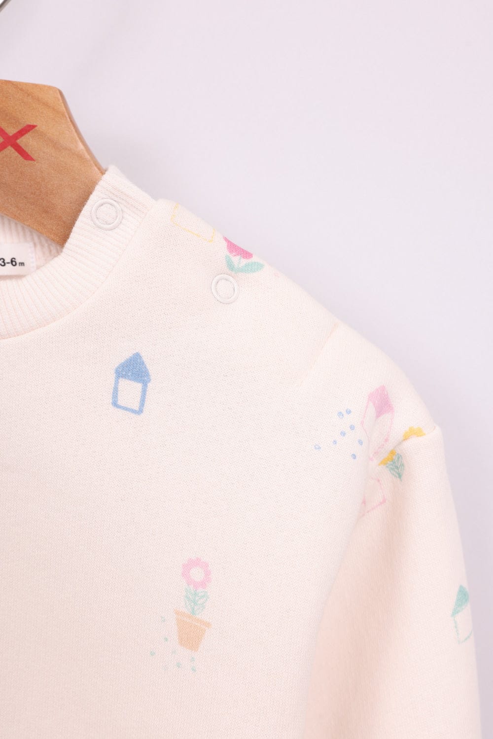 FOX תינוקות בנות פוטרים פוטר עם הדפס פוטר עם הדפס